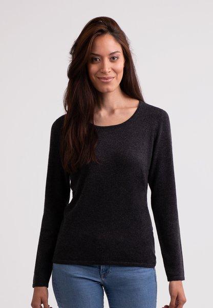 CASH-MERE.CH  Kaschmir Rundhals Pullover 