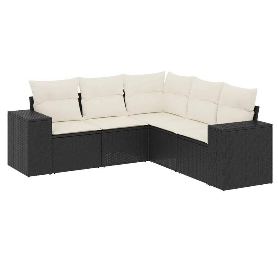 Ensemble de canapés de jardin rotin synthétique