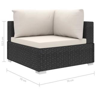 VidaXL set giardino Polirattan  