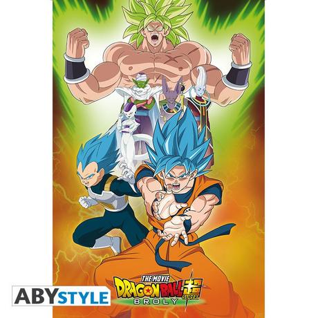 Abystyle Poster - Roulé et filmé - Dragon Ball - Broly  