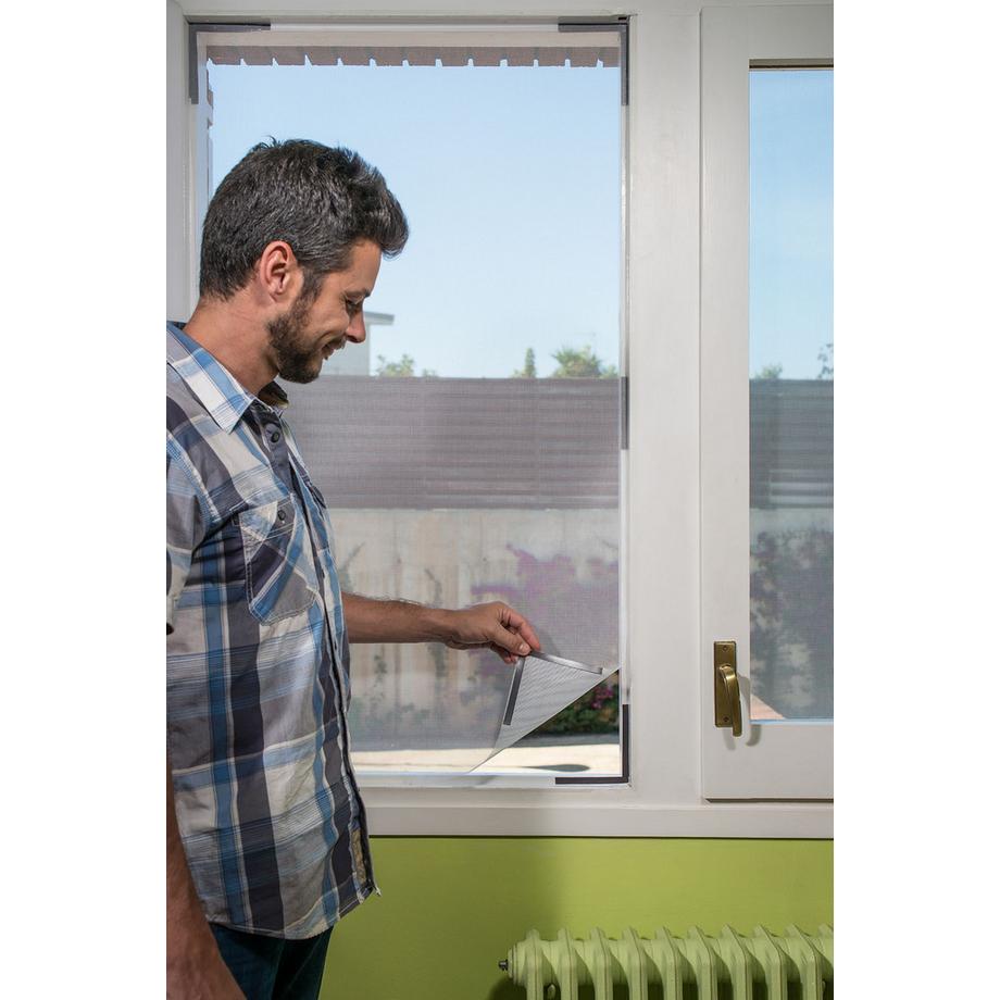 SCREENTASTIC PRO - Moskitonetz für Fenster mit Magnetbefestigung