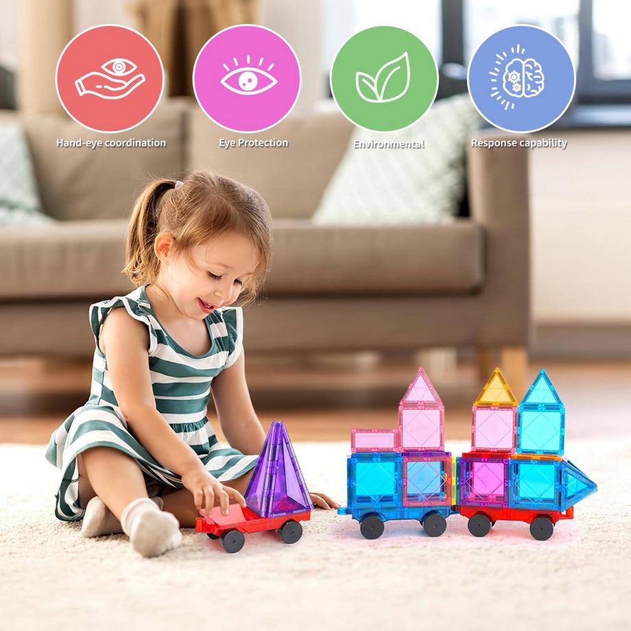 Activity-board  Magnetische Bausteine Auto Kinderspielzeug 
