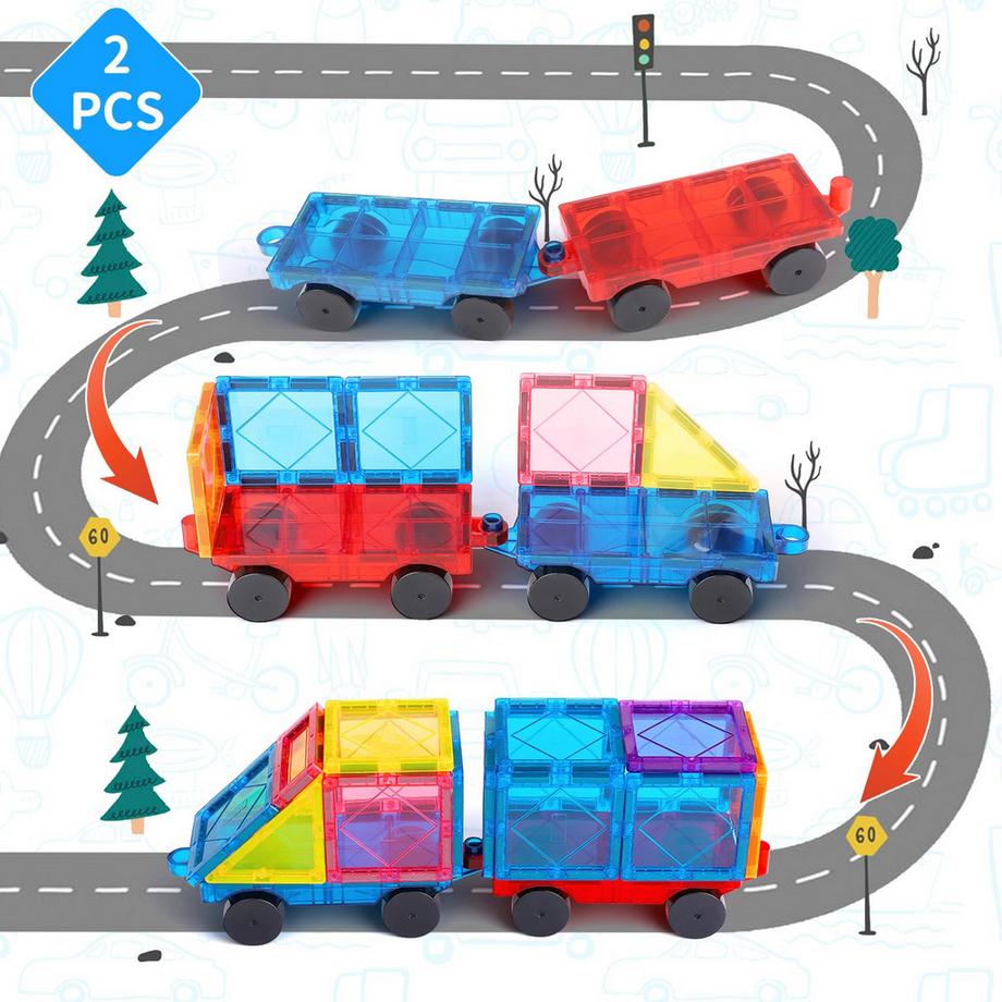 Activity-board  Magnetische Bausteine Auto Kinderspielzeug 