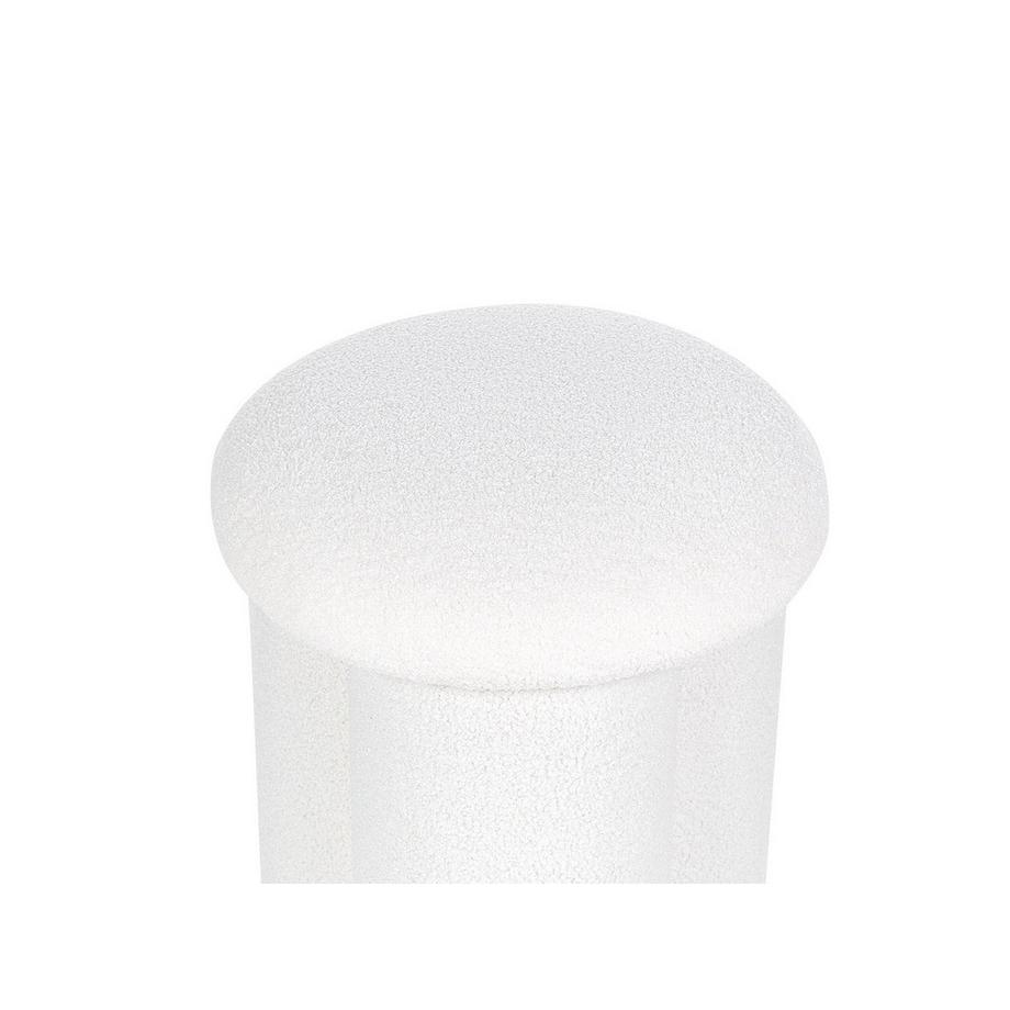 Beliani Pouf aus Bouclé Modern CARRINGTON  