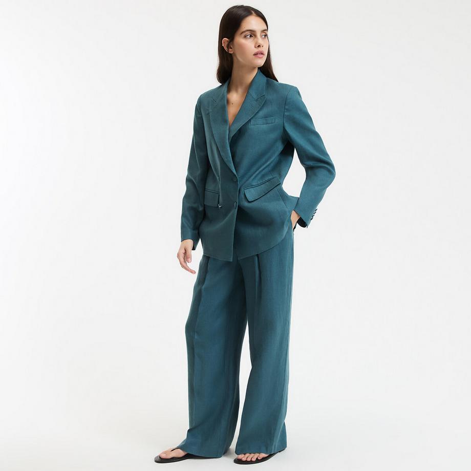 La Redoute Collections Locker geschnittener zweireihiger Blazer  