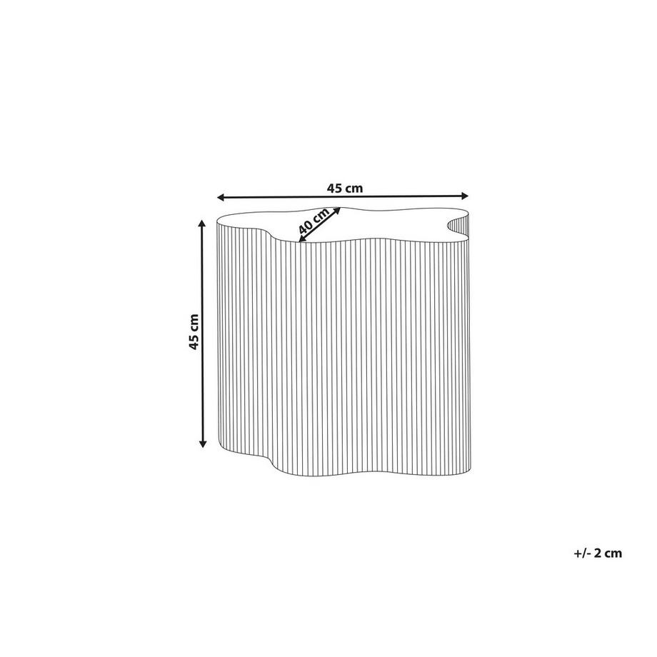 Beliani Beistelltisch aus MDF-Platte  PERRY  