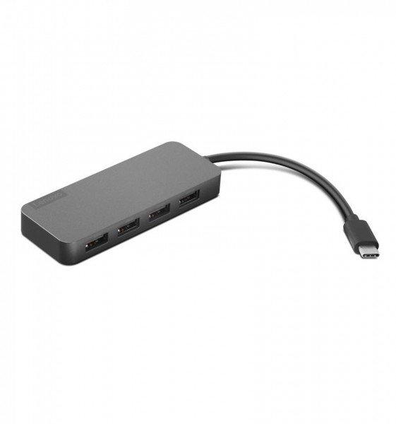 lenovo  4X90X21427 replicatore di porte e docking station per laptop USB 3.2 Gen 2 (3.1 Gen 2) Type-C Grigio 