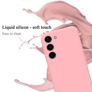 Cadorabo  Hülle für Samsung Galaxy S23 in LIQUID PINK - Schutzhülle aus flexiblem TPU Silikon 