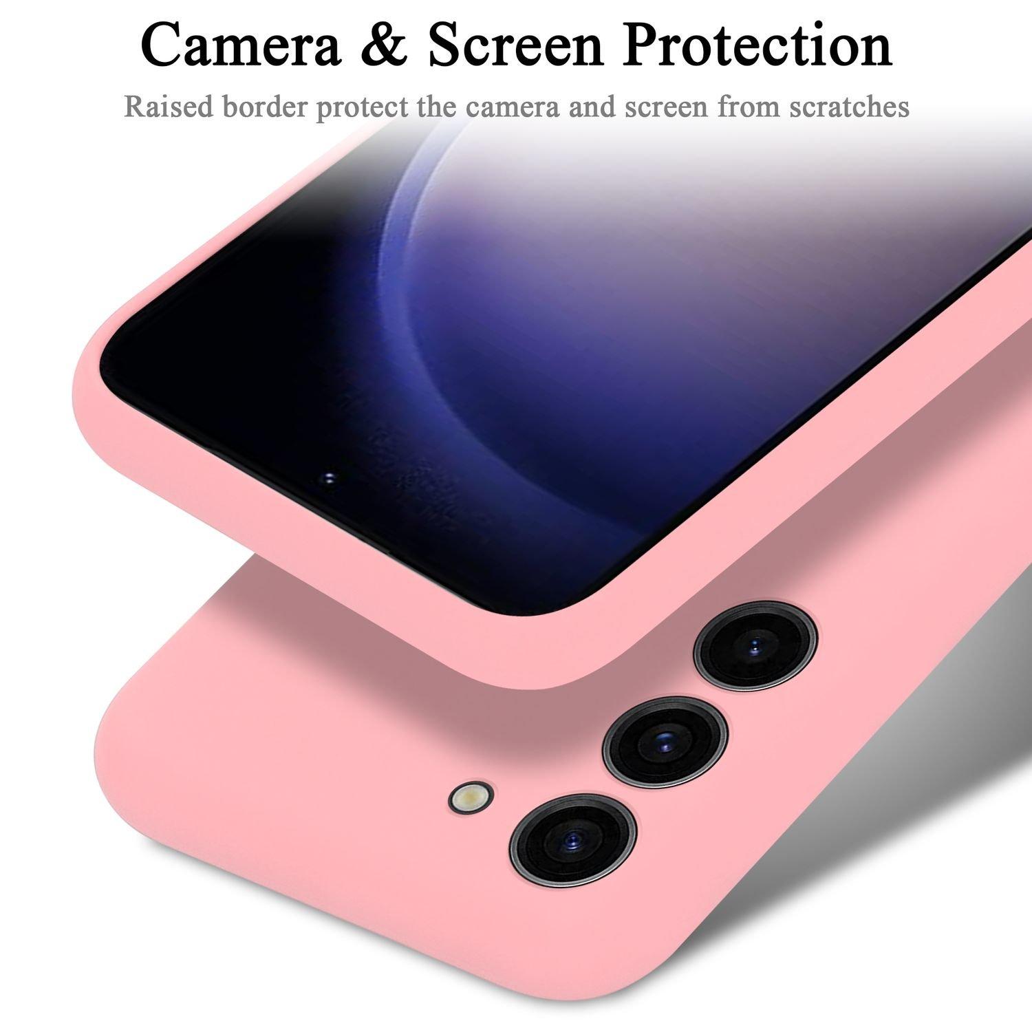 Cadorabo  Hülle für Samsung Galaxy S23 in LIQUID PINK - Schutzhülle aus flexiblem TPU Silikon 