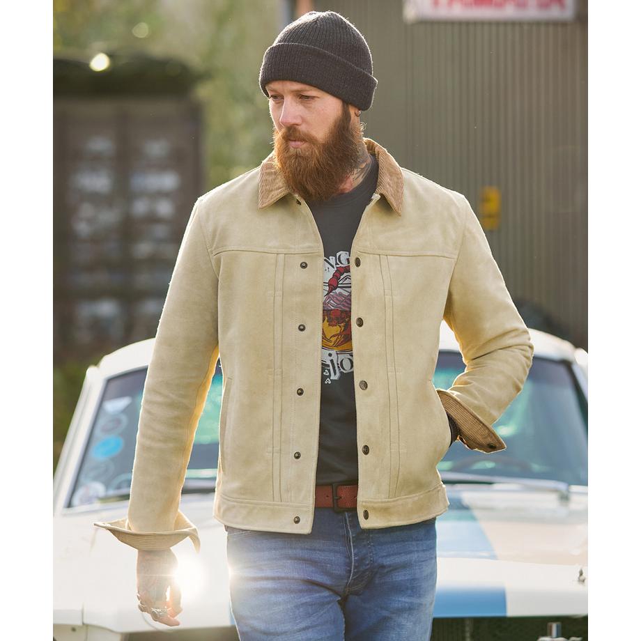 Joe Browns Veste en daim d'inspiration western  