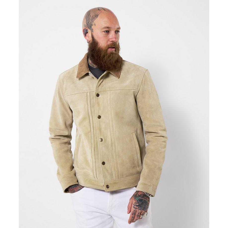 Veste en daim d’inspiration western