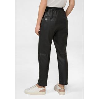 RICANO  Pantalon en cuir  Emilia, avec un style jogger 