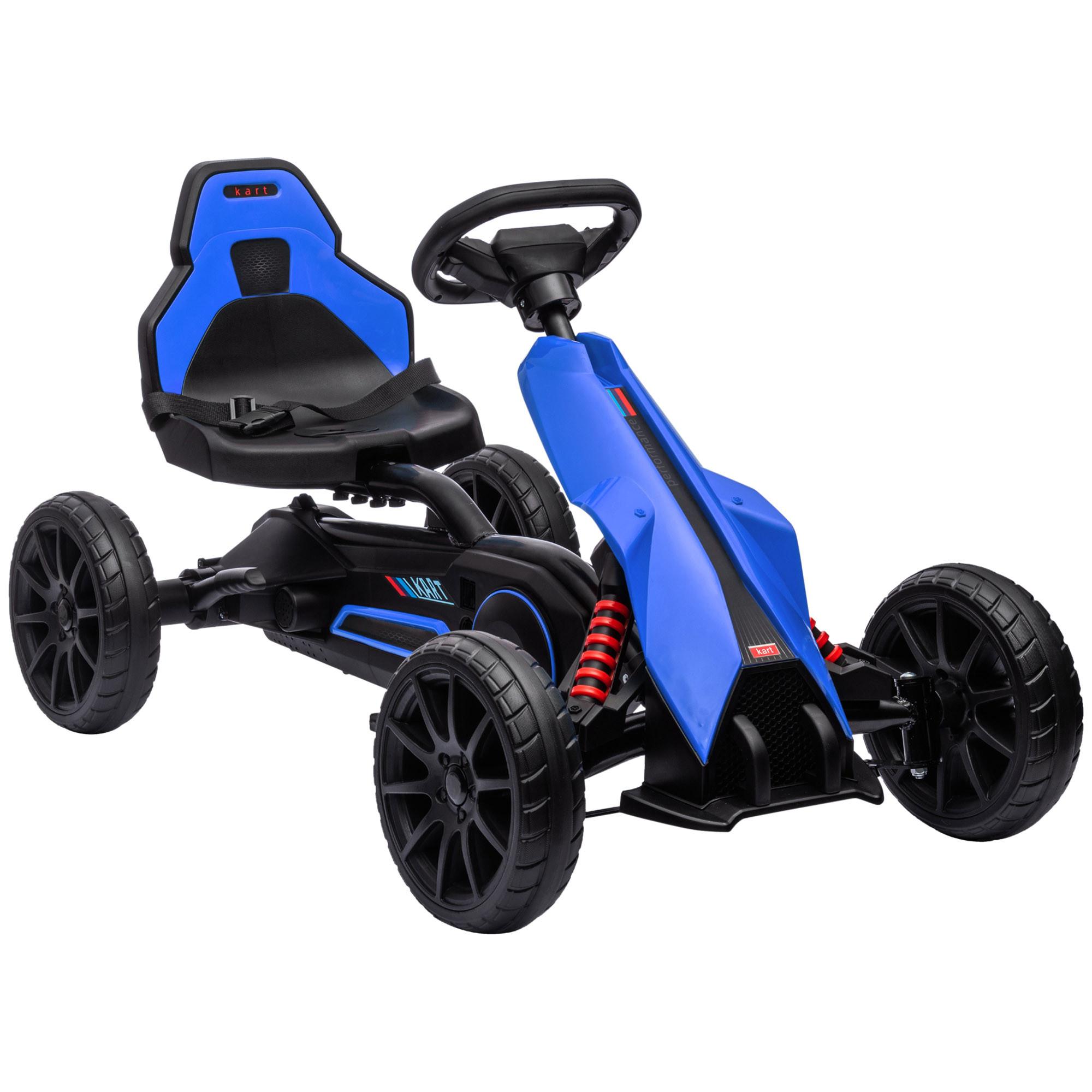 HOMCOM  Voiture à pédales kart pour enfants 