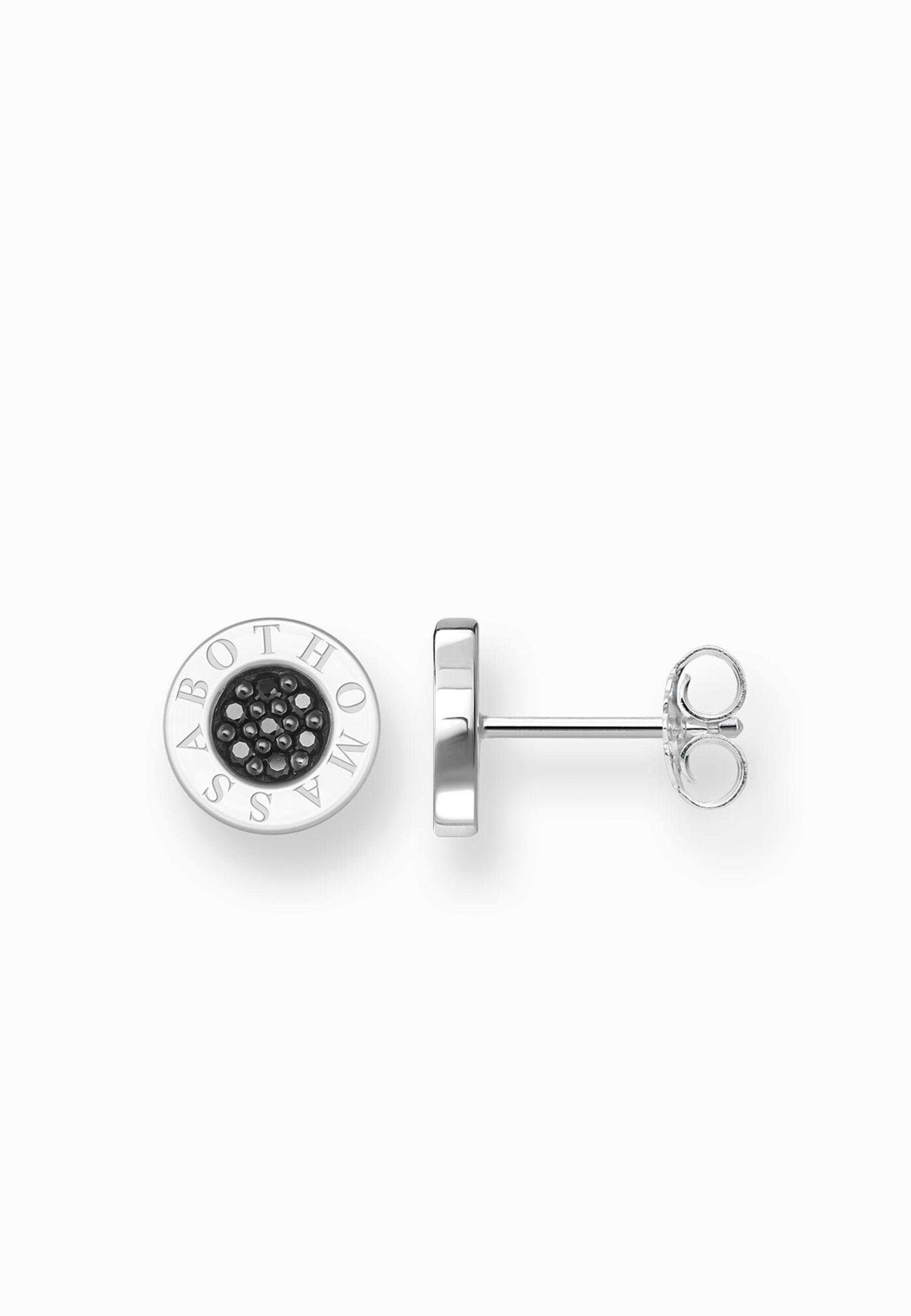 Thomas Sabo  Boucles d'Oreilles Pavé Classique Noir 