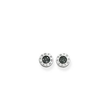 Ear Studs Classic Pavé Black