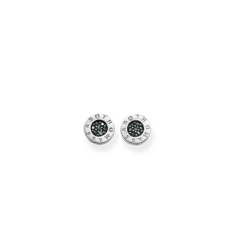 Thomas Sabo  Boucles d'Oreilles Pavé Classique Noir 