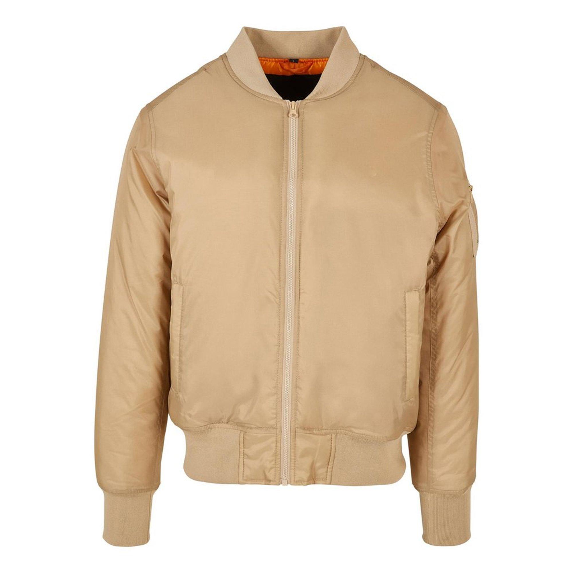 Image of Kontrast Bomberjacke Herren Beige M
