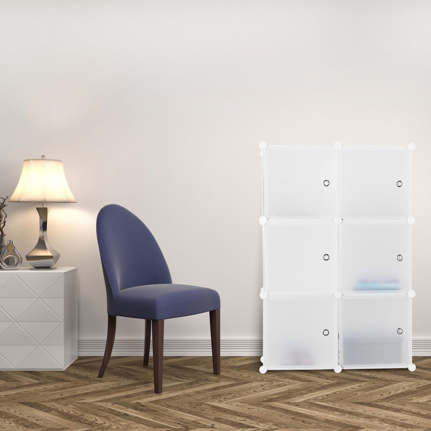 B2X Regalsystem mit 6 Türen  