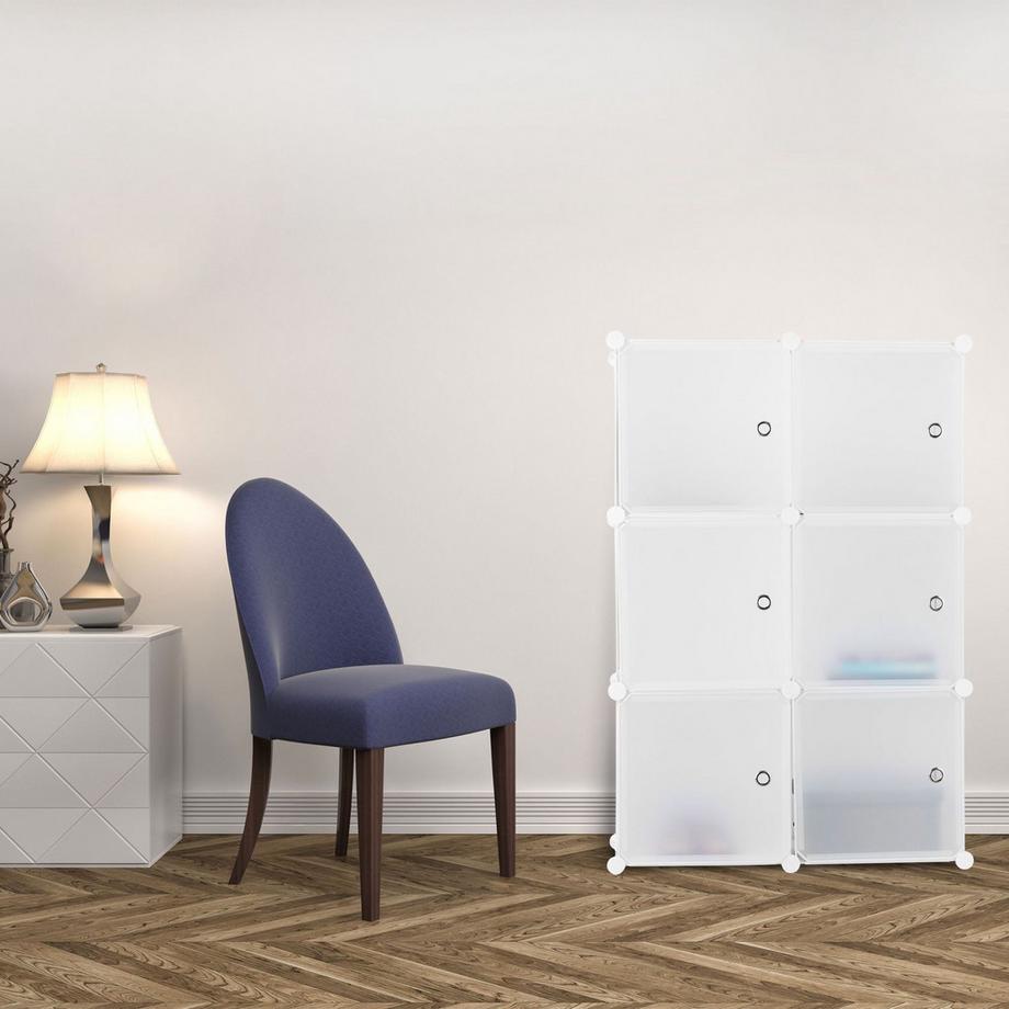 B2X Regalsystem mit 6 Türen  