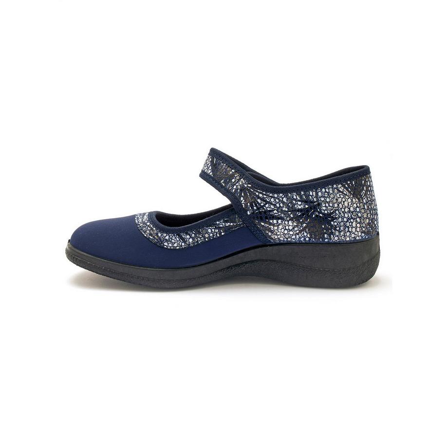 Pédiconfort Hallux Confort Ballerines avec Fermeture Auto-agrippante  