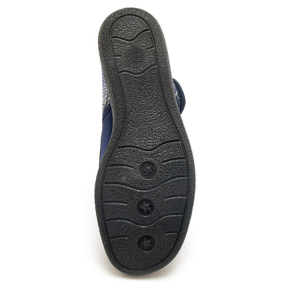 Pédiconfort Hallux Confort Ballerines avec Fermeture Auto-agrippante  