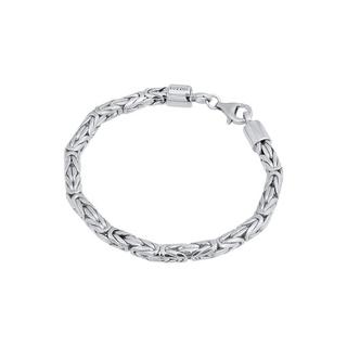 Kuzzoi  Bracelet Herren Königskette Rund 925 Silber 