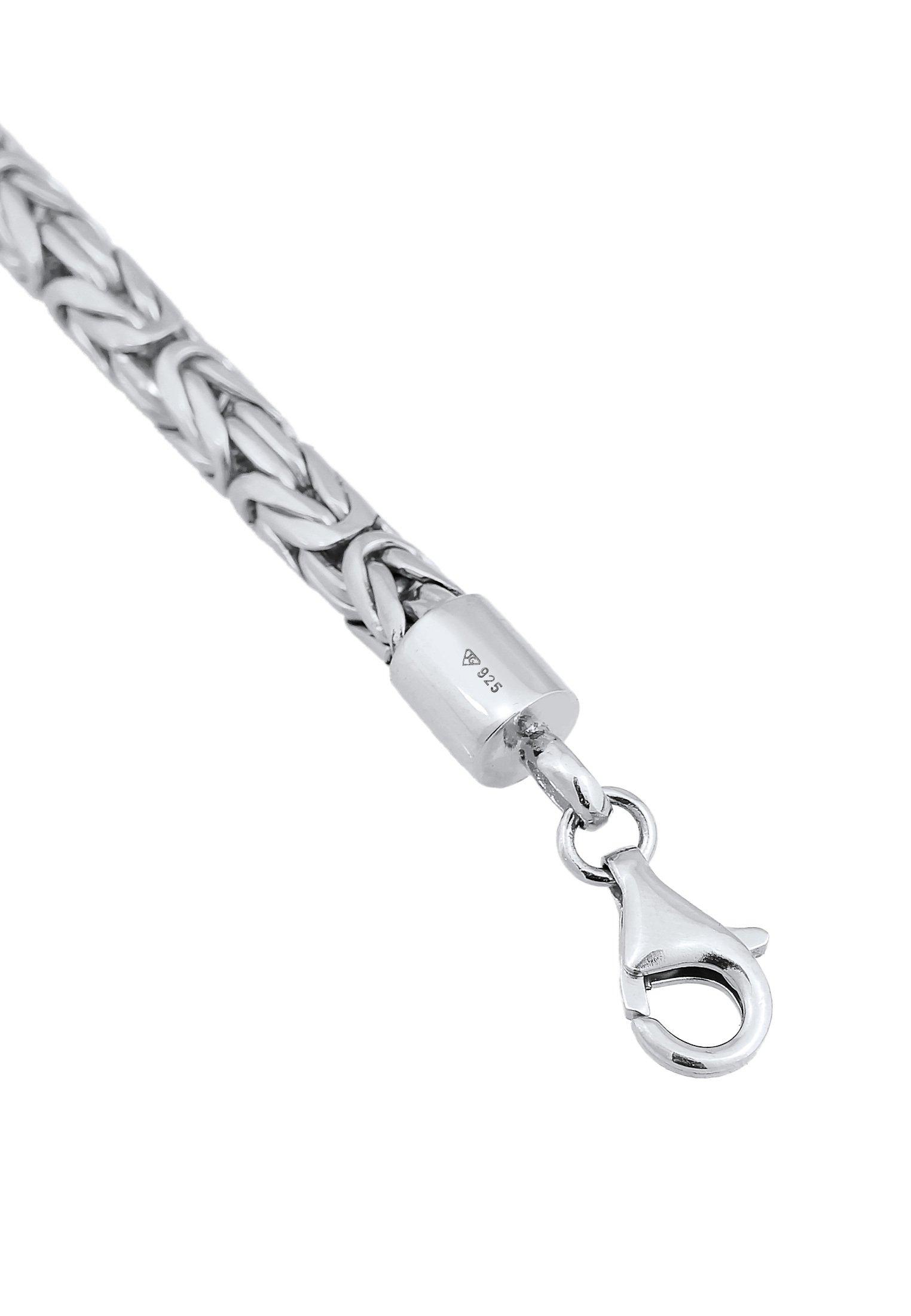 Kuzzoi  Bracelet Herren Königskette Rund 925 Silber 