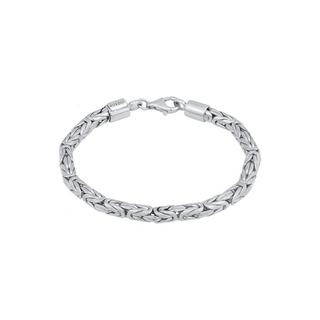 Kuzzoi  Bracelet Herren Königskette Rund 925 Silber 