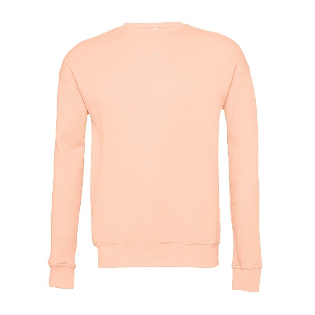 Image of Erwachsene Drop Schulter Sweatshirt Damen Pfirsich XS