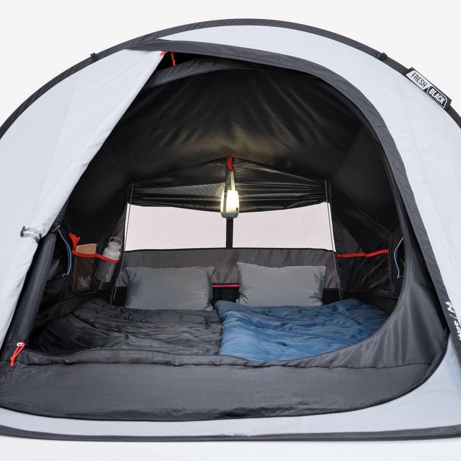 QUECHUA  Tenda 2 Seconds Fresh & Black - 2 persone poliestere 