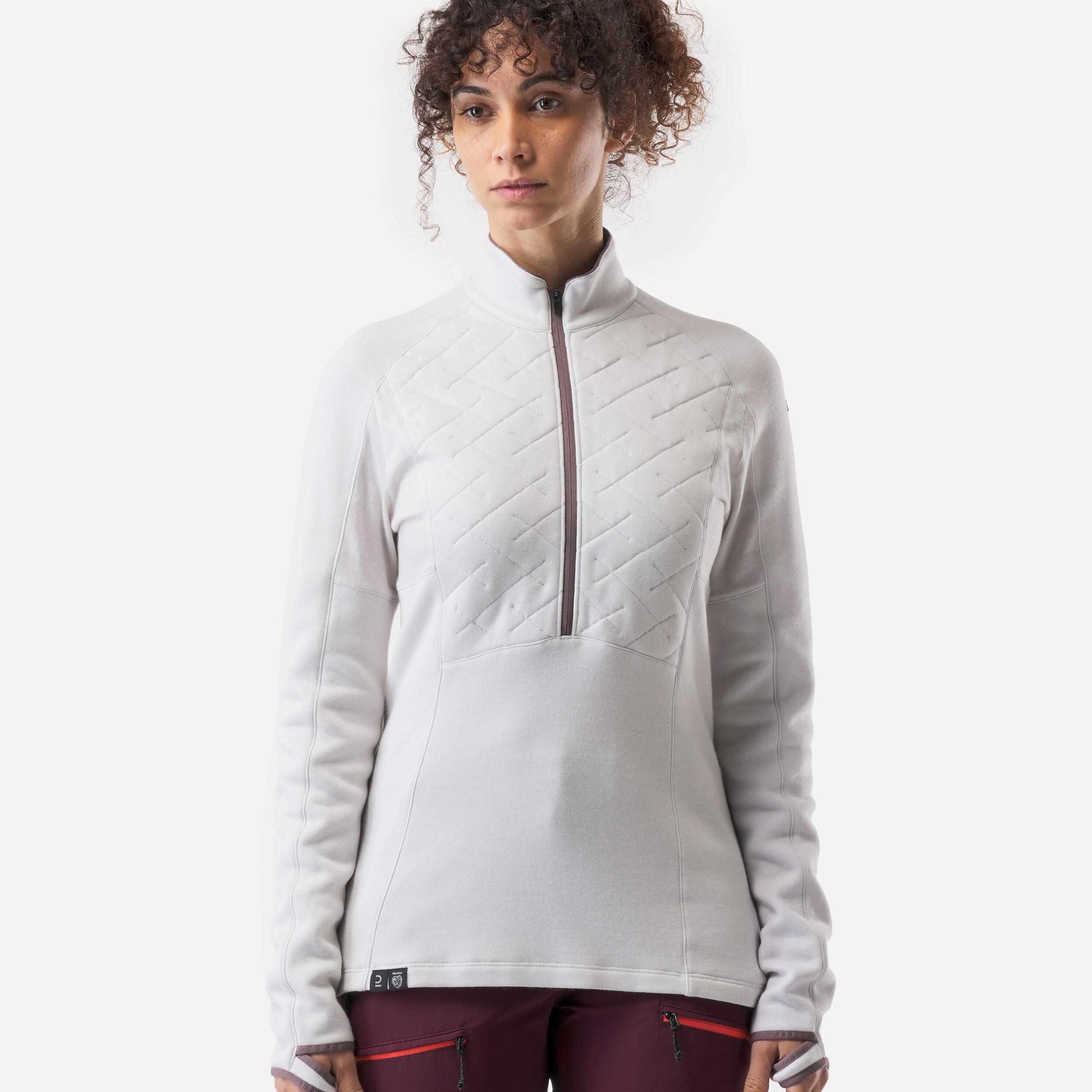 Image of Langarmshirt - Trek 900 Merino Damen Gewittergrau S
