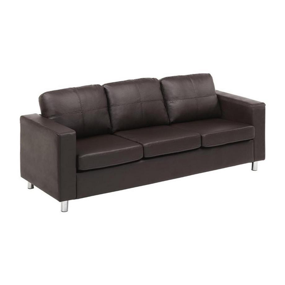 Vente-unique Sofa 3Sitzer Kunstleder ACKLEY  