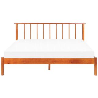 Beliani Letto con rete a doghe en Legno di pino Scandinavo BARRET  