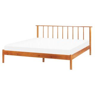 Beliani Letto con rete a doghe en Legno di pino Scandinavo BARRET  