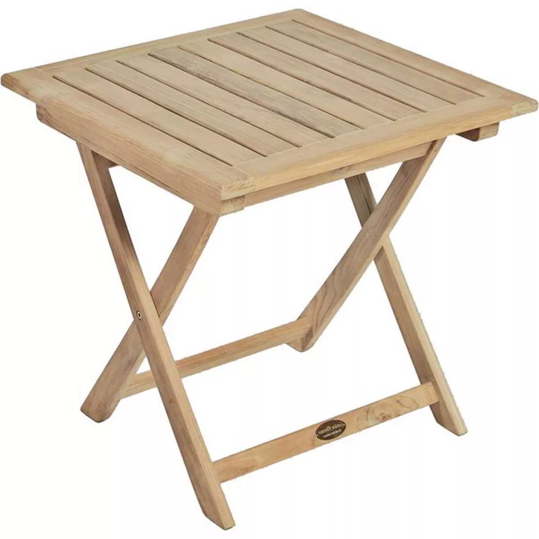 Beistelltisch SOLO, quadratisch, Teak