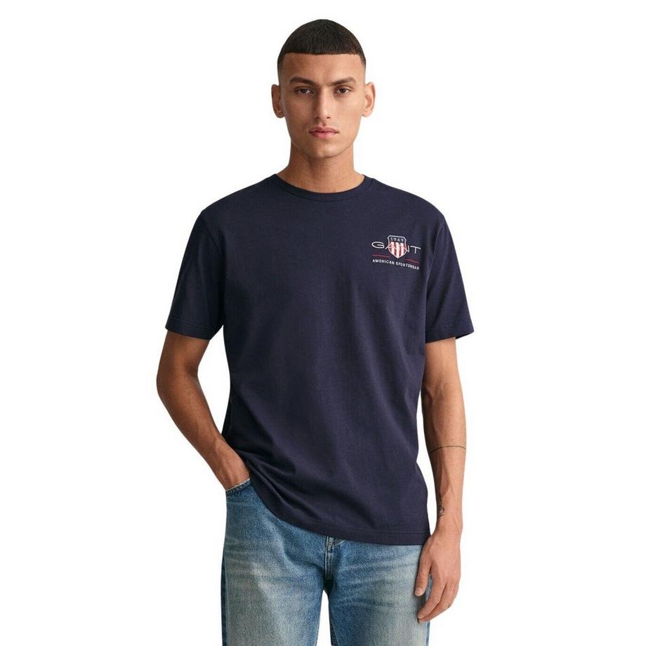GANT T-shirt ricamata Archive Shield  