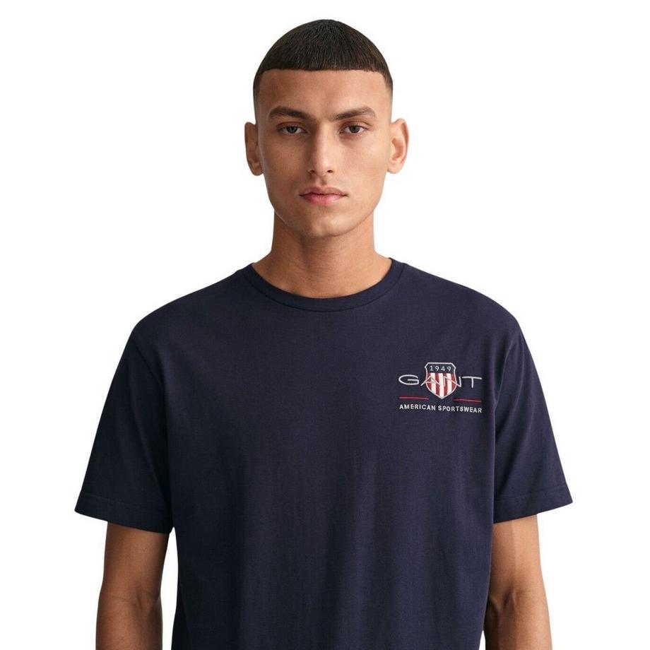 GANT T-shirt ricamata Archive Shield  