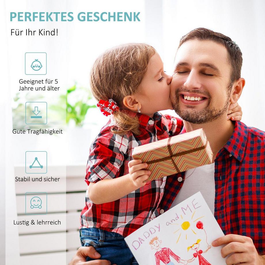 Northio  Monopattino Monopattino Monopattino Per Bambini Monopattino Da Città Monopattino Con Pneumatici 12 Pollici, Da 5 Anni, Blu, 120X58X75-80Cm 