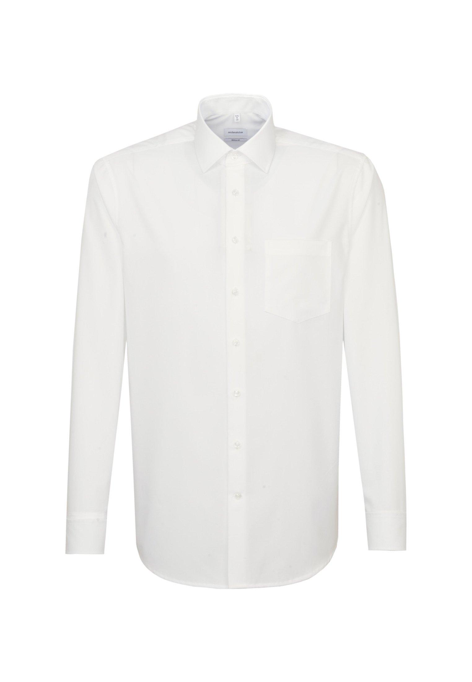 Image of Business Hemd Regular Fit Langarm Uni Herren Beige 38