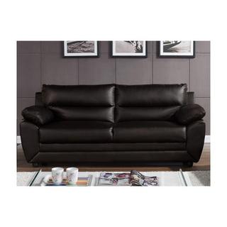 Vente-unique Sofa 3Sitzer Kunstleder MANOA  