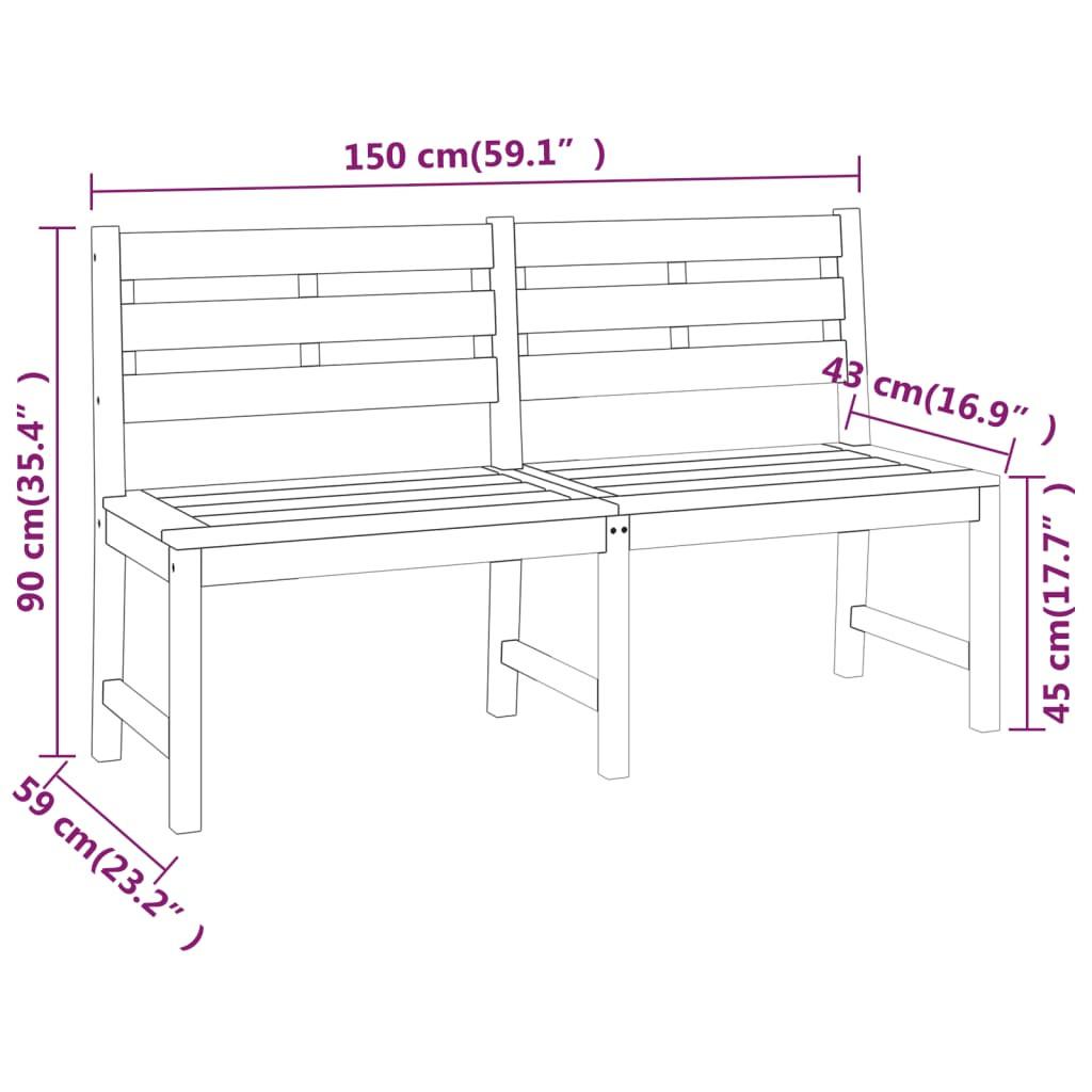 VidaXL Ensemble de salle à manger de jardin teck  