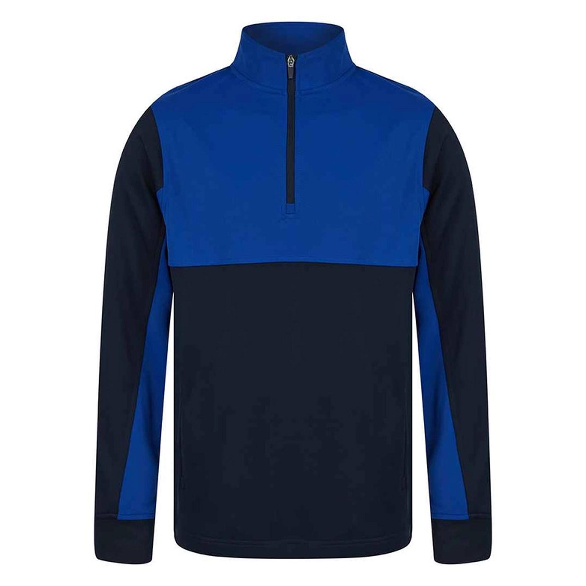 Image of Fleeceoberteil Mit Kurzem Reißverschluss Mädchen Blau 128