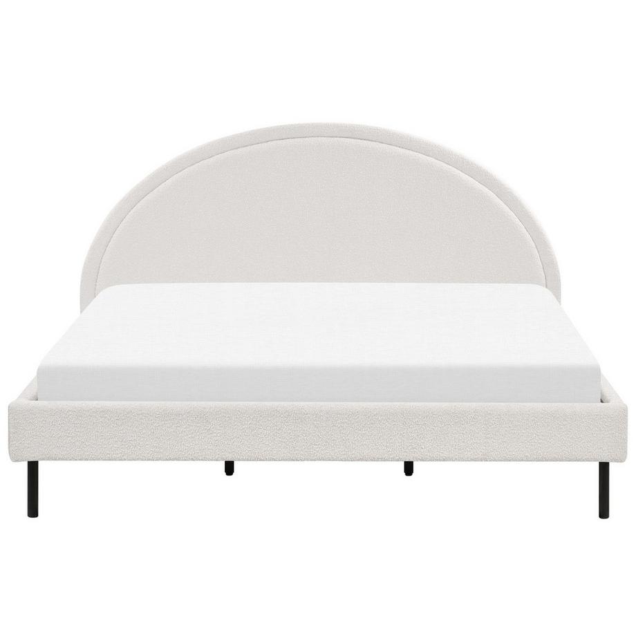 Beliani Letto en Bouclé Retrò MARGUT  