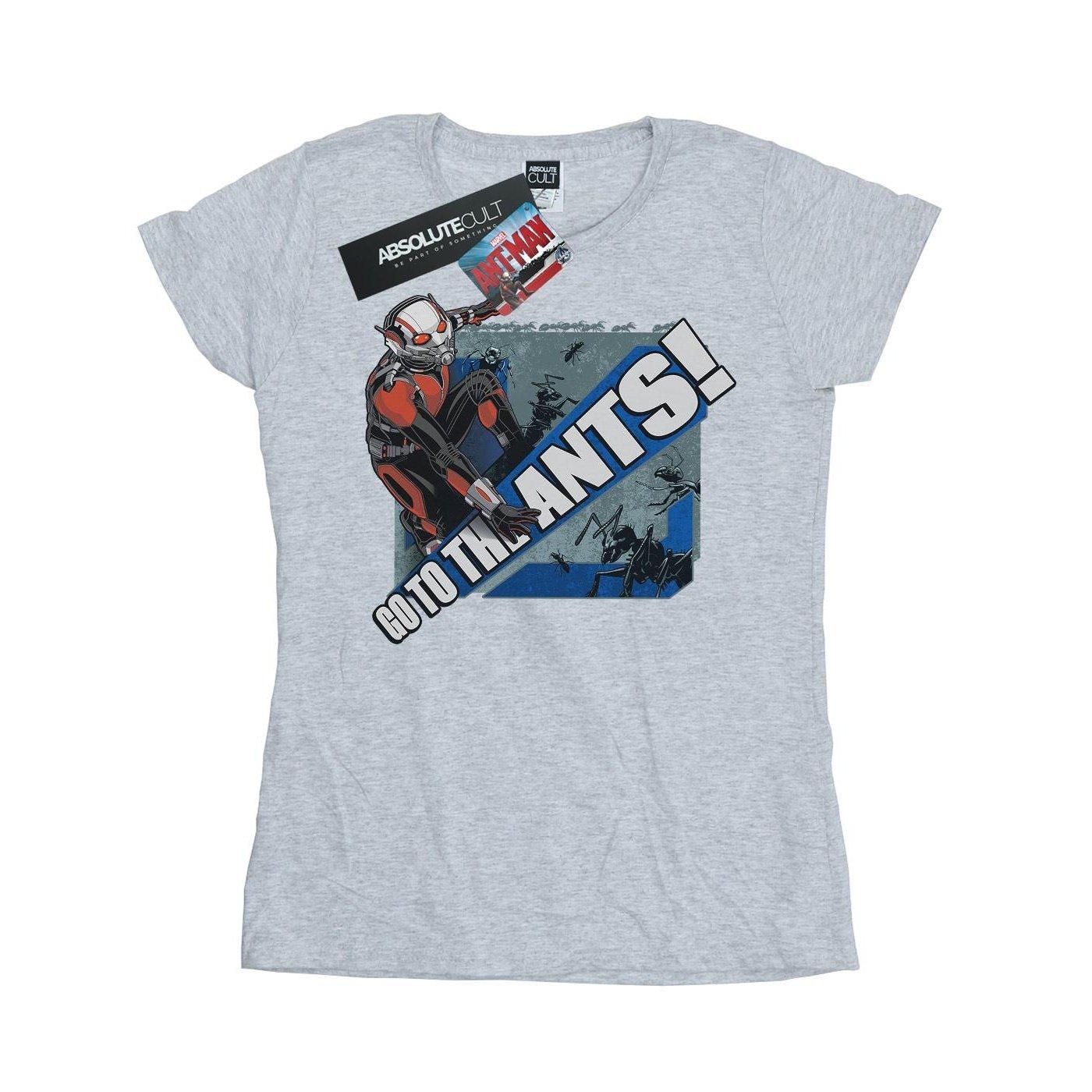 Image of Antman Go To The Ants Tshirt Damen Grau M