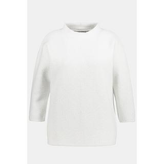 Ulla Popken  Sweat-shirt, oversized, col montant, manches chauve-souris 3/4 