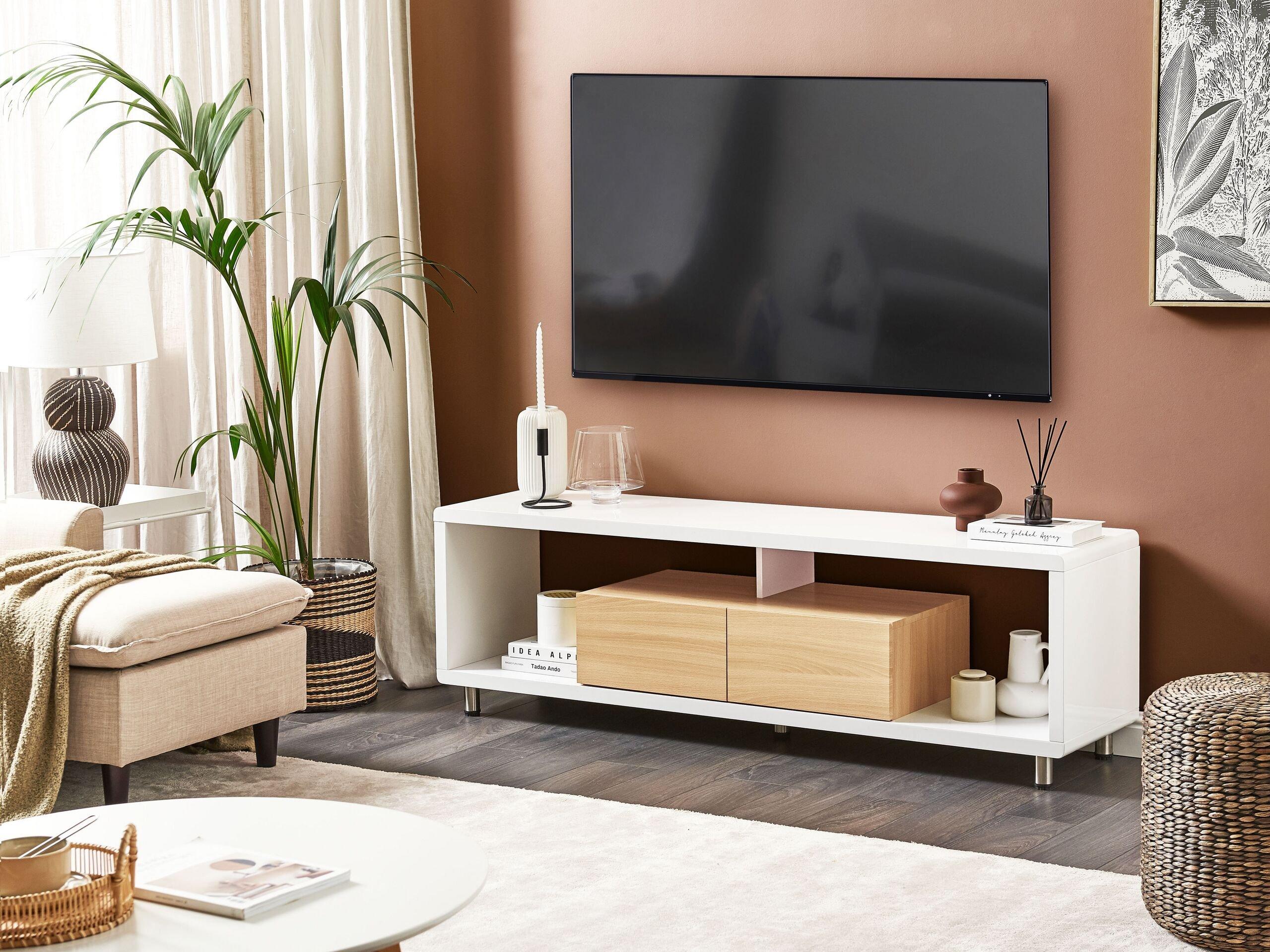 Beliani Meuble TV en MDF Moderne KNOX  