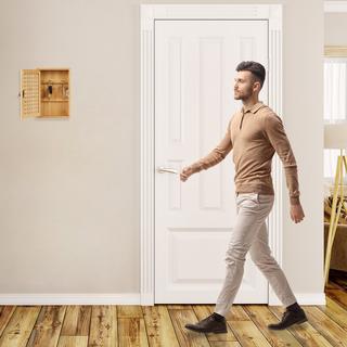 B2X Boîte à clés en bambou  