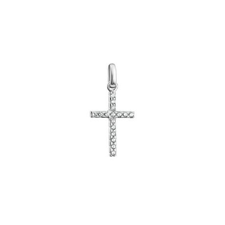 Thomas Sabo  Charm-Anhänger Kreuz Mit Steinen Connect 