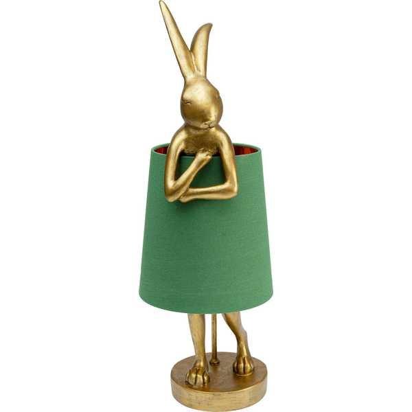 KARE Design Lampe à poser Animal Lapin or vert 68  