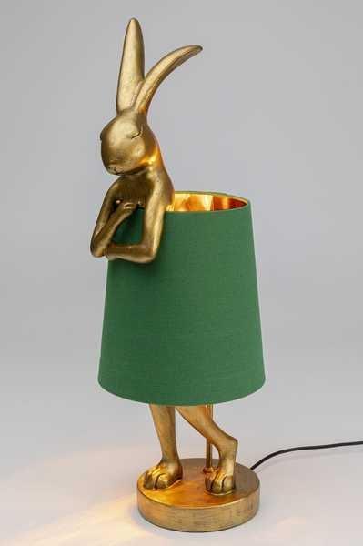 KARE Design Lampe à poser Animal Lapin or vert 68  